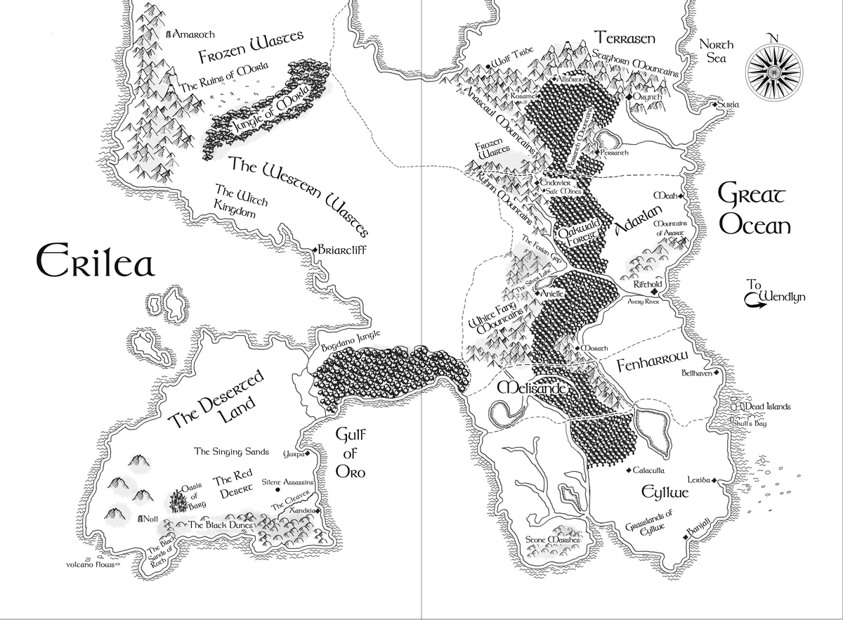 Map of Erilea